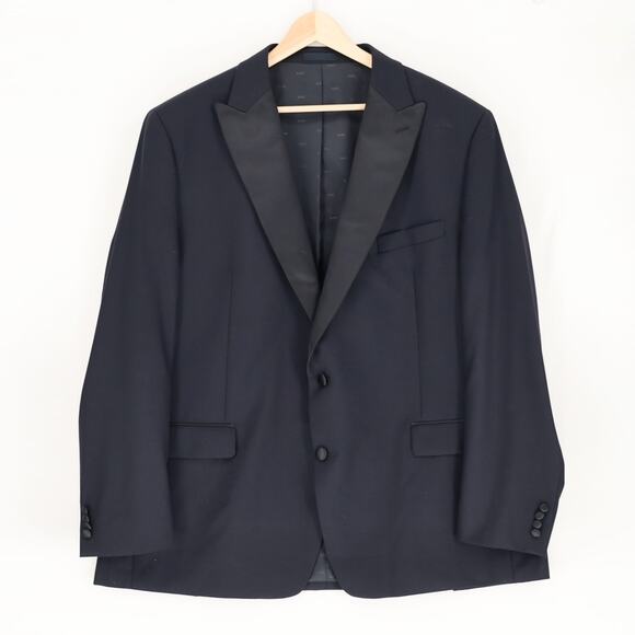 Michael Kors Men's Black Wool Katcher Classic-Fit Formal Tuxedo Jacket Size 50L - Picture 5 of 8